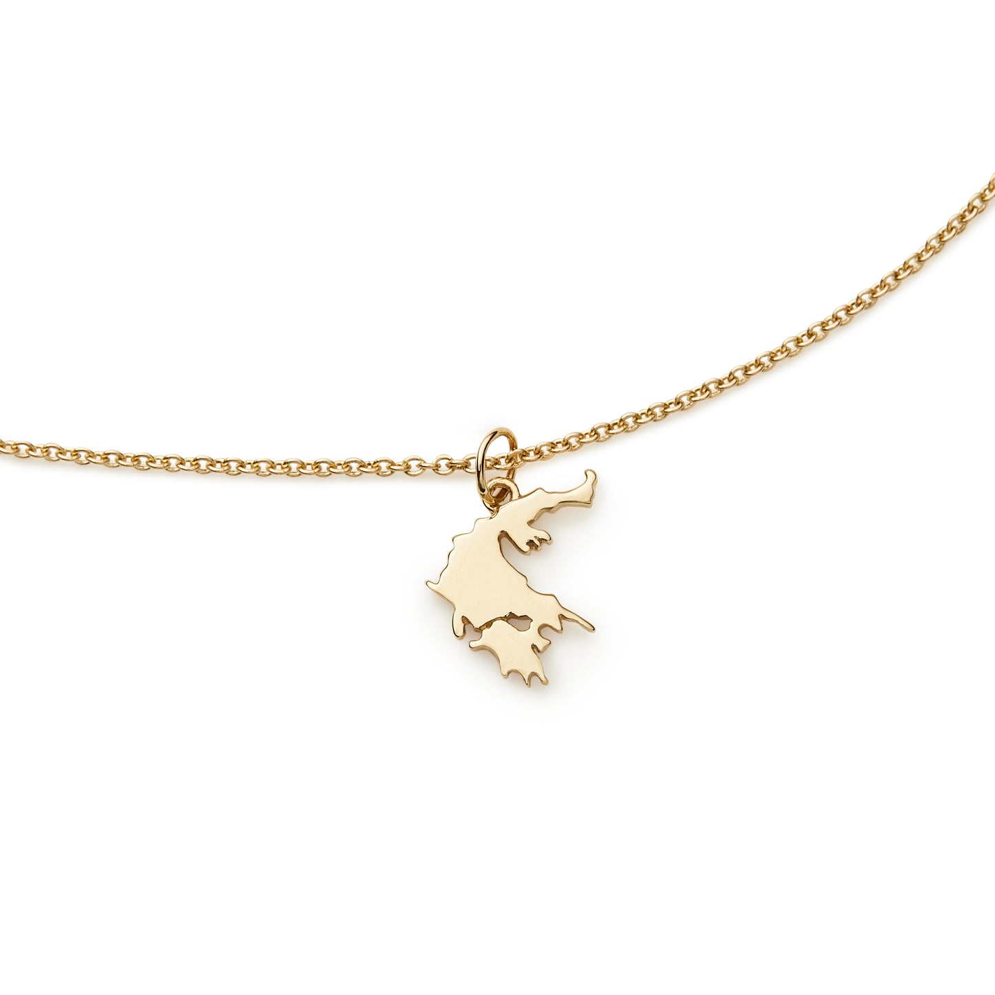 Greece Map Necklace